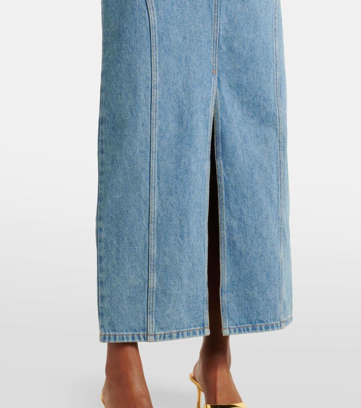 Nina Ricci Denim midi skirt Nina Ricci