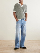 Orlebar Brown - Horton Slim-Fit Crocheted Cotton Polo Shirt - Green