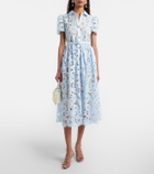 Self-Portrait Belted lace shirt dress