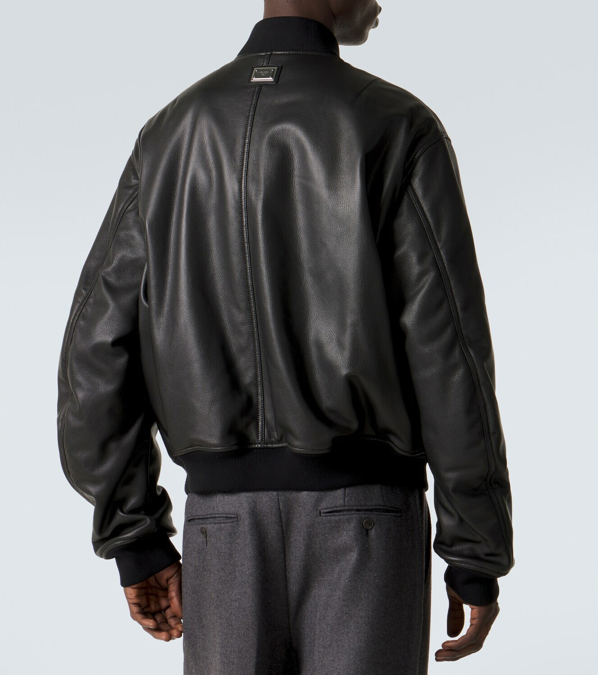 ジャケット・アウター 00s dolce&gabbana leather bomber jacket Dolce & Gabbana Leather zip-fastening Bomber Jacket | Black