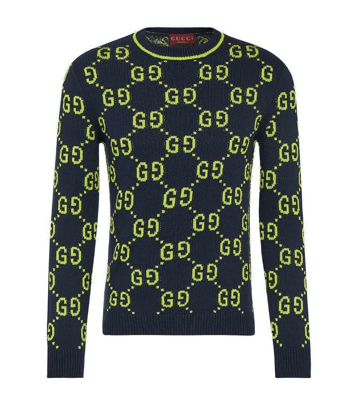 Photo: Gucci GG cotton-blend jacquard sweater