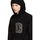 Givenchy Black Zig Zag 4G Logo Hoodie