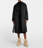 Prada Shearling and leather snow boots