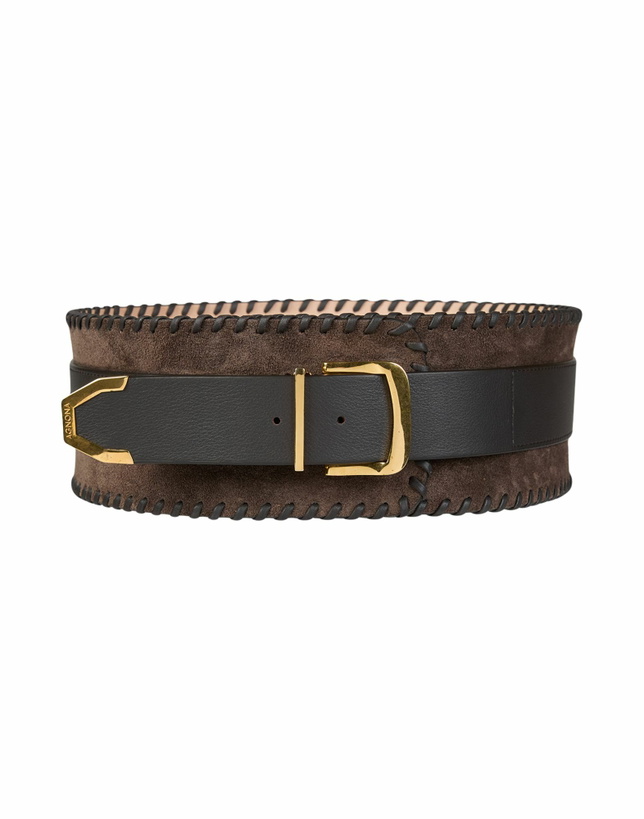 Photo: Agnona Womens Belt Dark in Brown