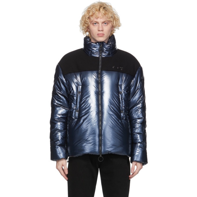 Photo: Off-White Navy Down Puffer Jacket