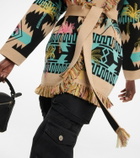 Alanui - Wool jacquard cardigan