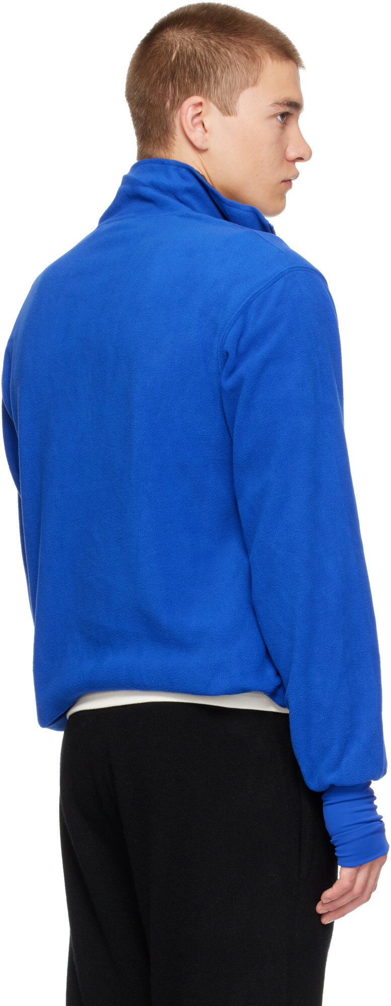Entire Studios Blue Shell Fleece Sweatshirt