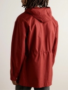 De Bonne Facture - Cotton-Canvas Hooded Parka - Red