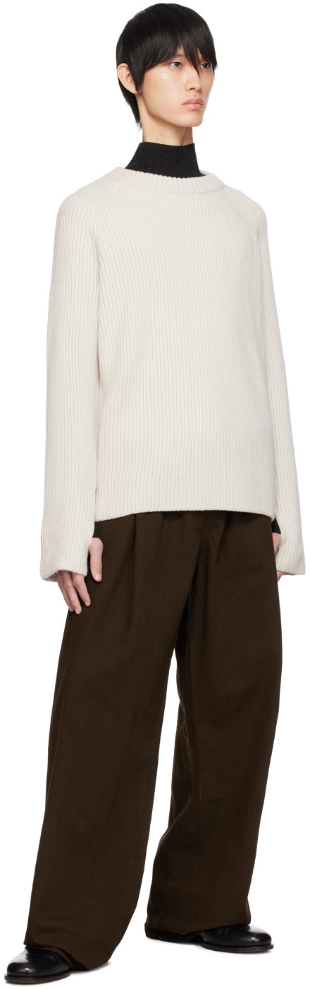 Mark Kenly Domino Tan Studio Off-White Kaleb Sweater