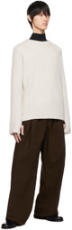 Mark Kenly Domino Tan Studio Off-White Kaleb Sweater