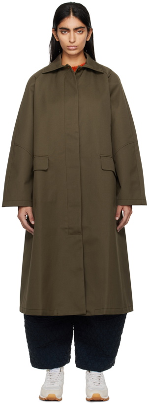 Photo: Cordera Khaki Raglan Sleeve Trench Coat