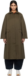 Cordera Khaki Raglan Sleeve Trench Coat