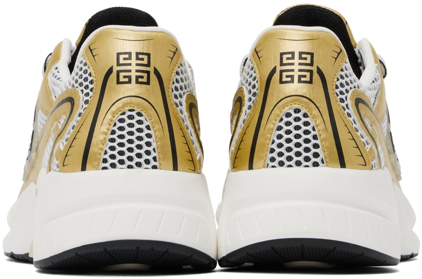Givenchy Gold & White NFNTY-52 Sneakers Givenchy