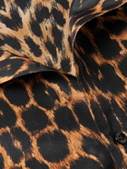 SAINT LAURENT - Leopard-Print Silk Shirt