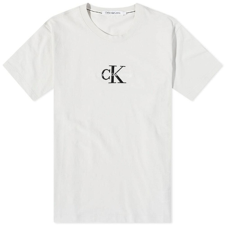Photo: Calvin Klein Men's Monologo T-Shirt in Grey