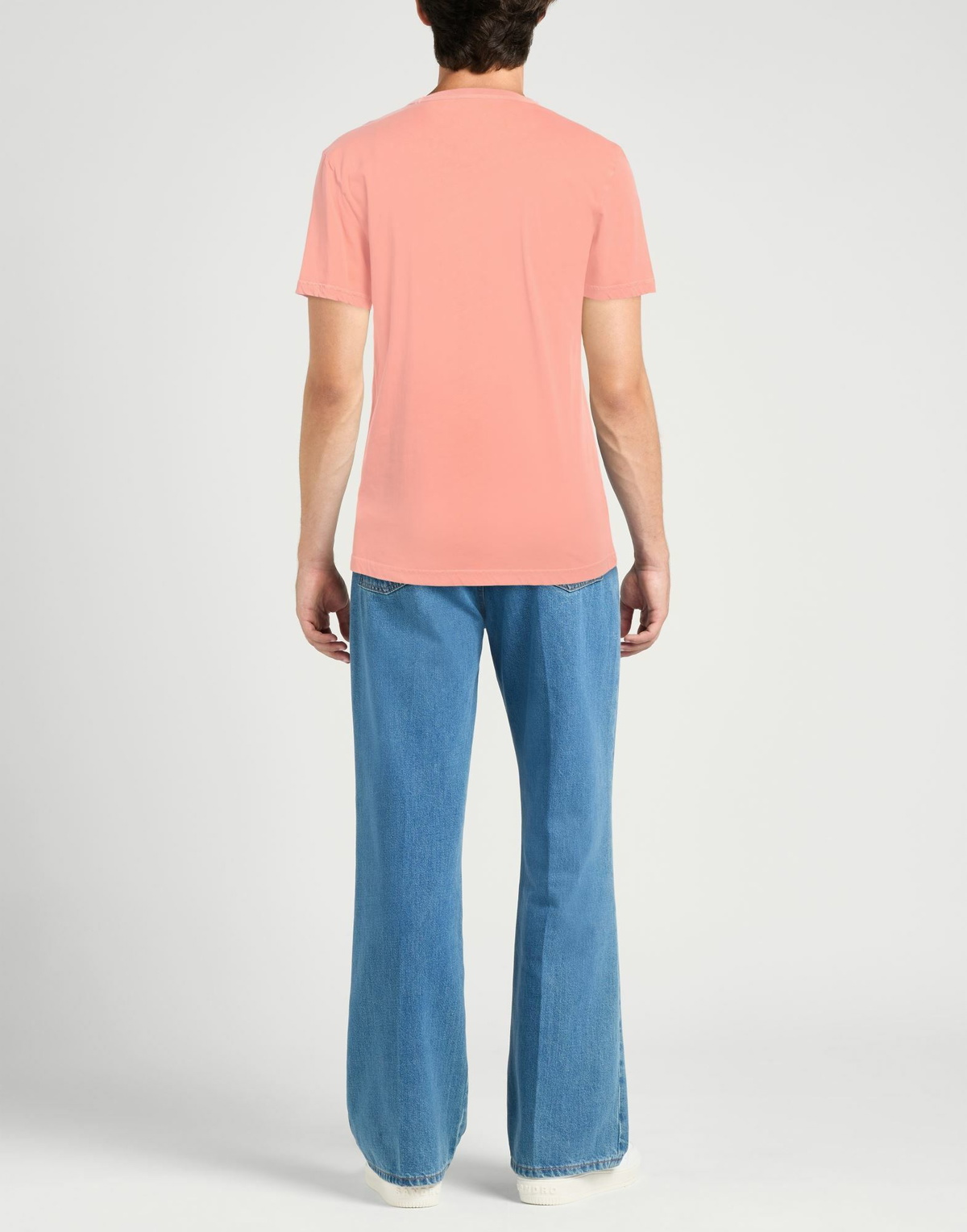 Woolrich Mens T-shirt in Salmon pink