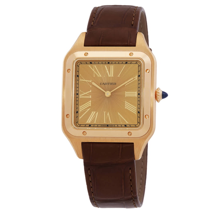Photo: Cartier Santos-Dumont XL Hand Wind Mens Watch WGSA0111