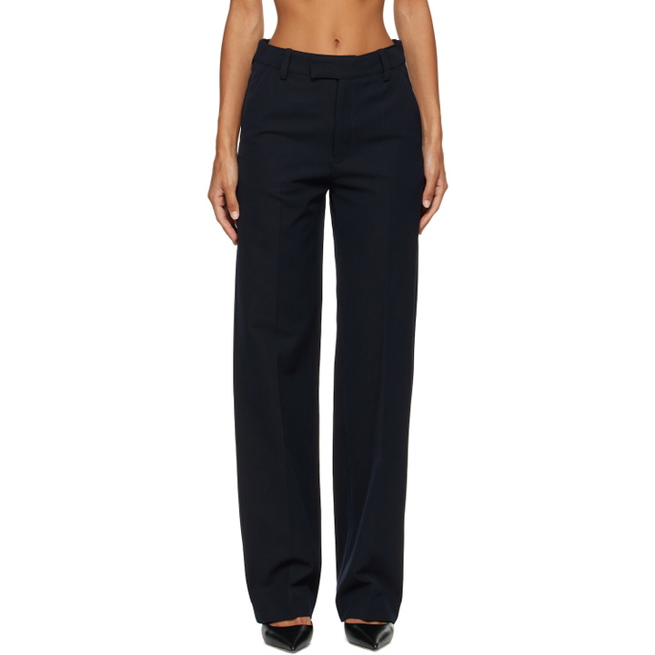 Photo: A.P.C. Navy Becky Trousers