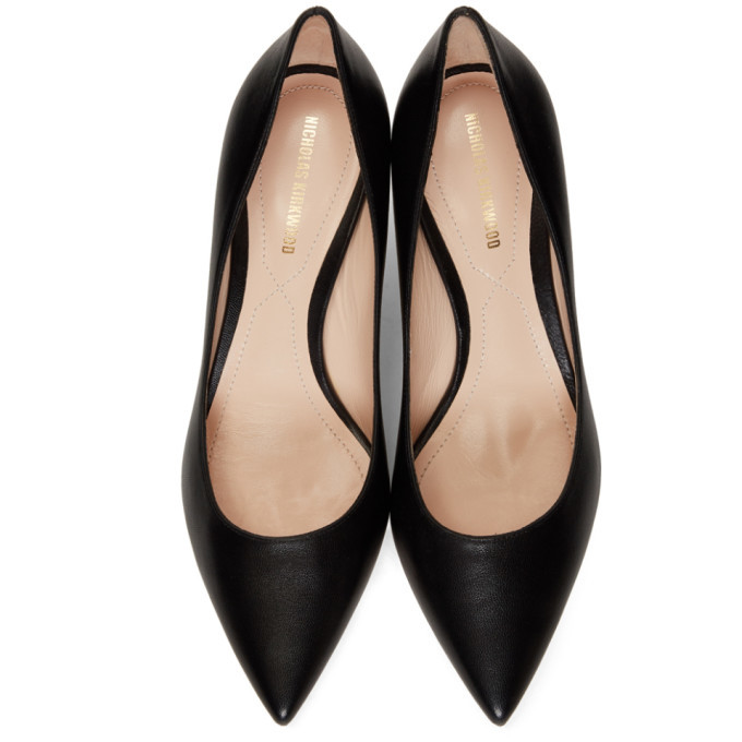 Nicholas Kirkwood Black Mira Pearl Pumps Nicholas Kirkwood