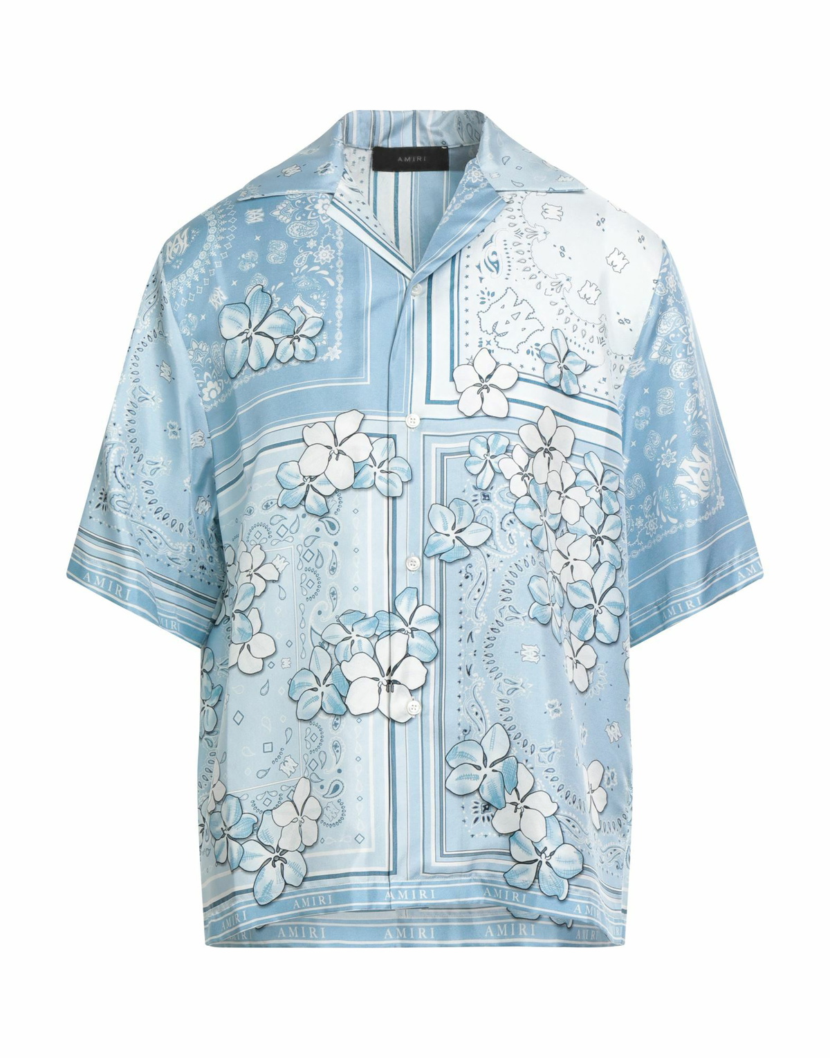 Amiri Mens Shirt in Sky blue