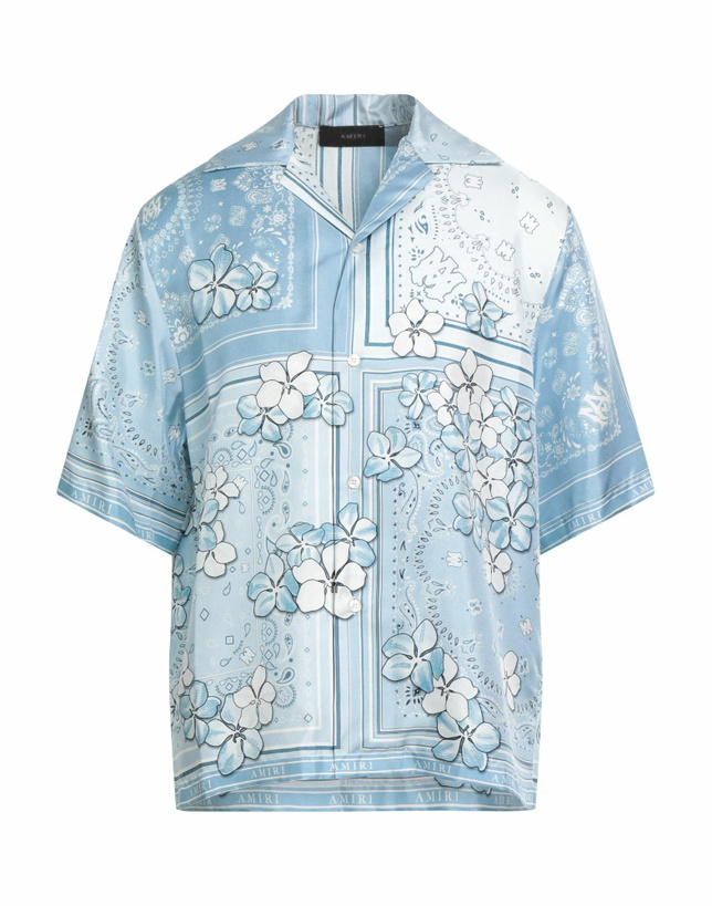 Photo: Amiri Mens Shirt in Sky blue