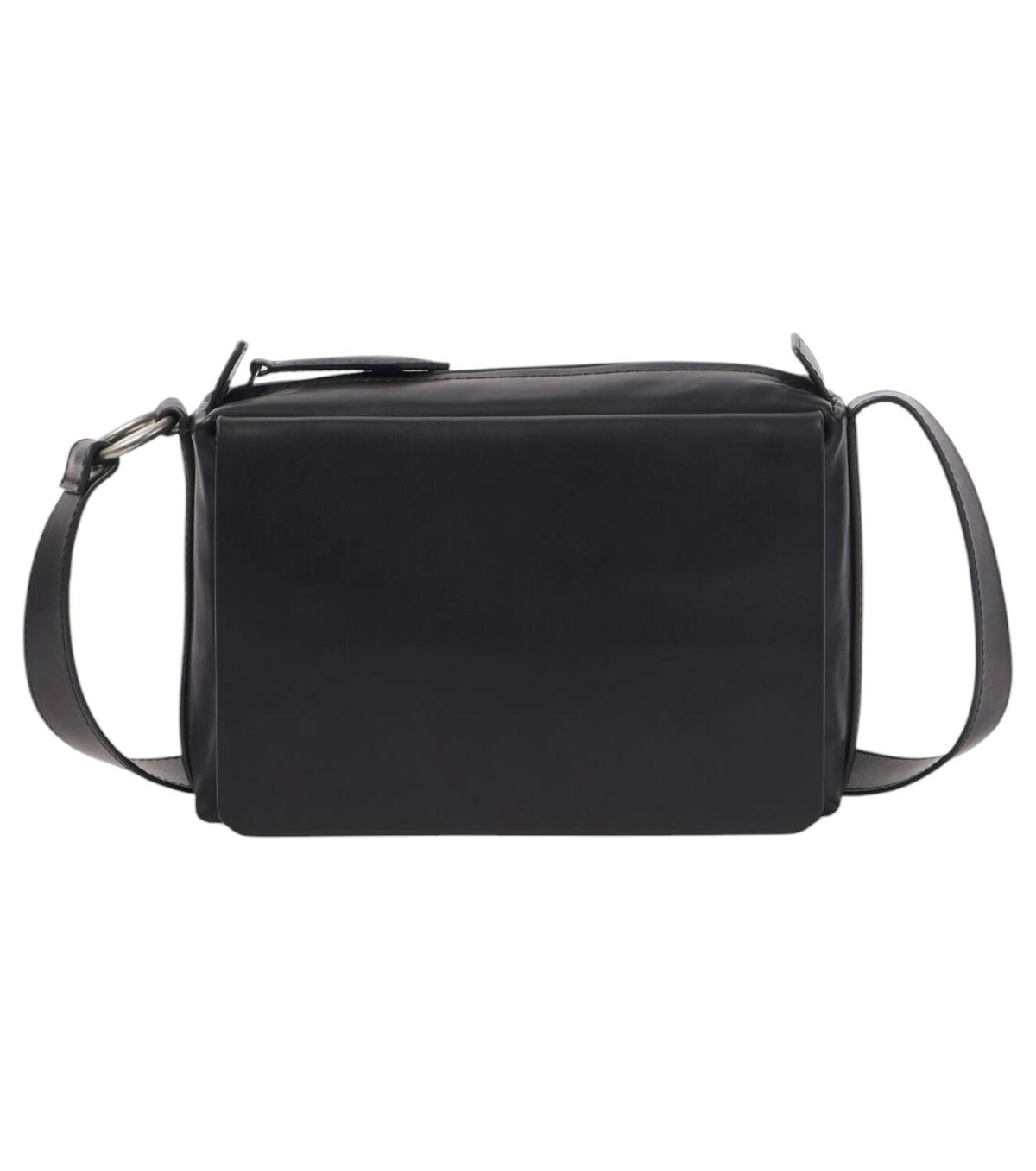 Dries Van Noten Leather-trimmed canvas shoulder bag Dries Van Noten