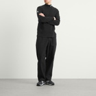 Malbon Men's Upland Mock Neck Long Sleeve T-shirt in Black