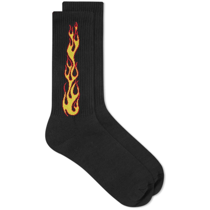 Photo: Palm Angels Flames Sock