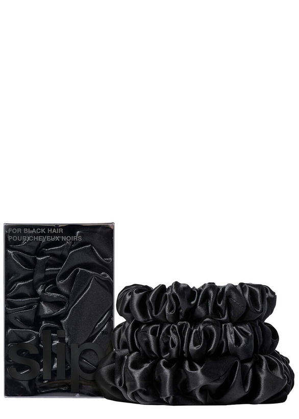 Photo: Slip Silk Assorted Scrunchies - Black