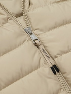 Moncler - Galion Quilted Shell Hooded Down Jacket - Neutrals