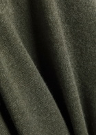 Sunspel Half-zip Cashmere Jumper Khaki