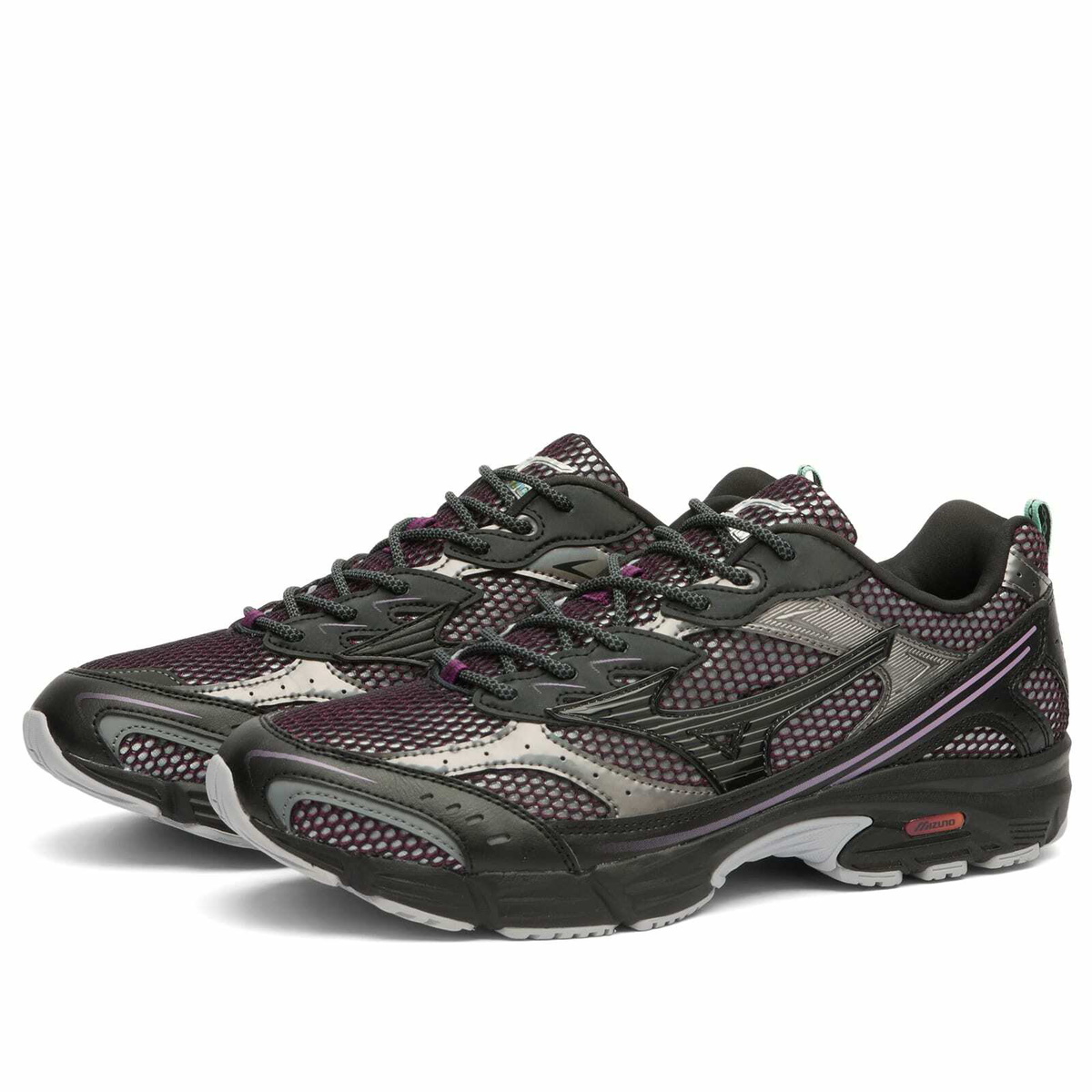 Mizuno MXR "Space Lights" Sneaker in Black/Valerian