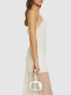 SELF-PORTRAIT Bow Satin Clutch
