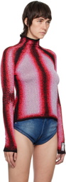 Y/Project Pink Metallic Turtleneck