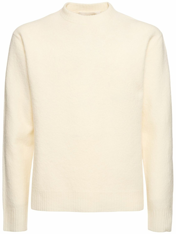 Photo: JIL SANDER Boiled Wool Sweater