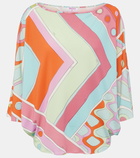 Pucci Caped printed top