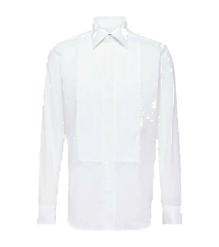 Photo: Canali Pleated cotton shirt