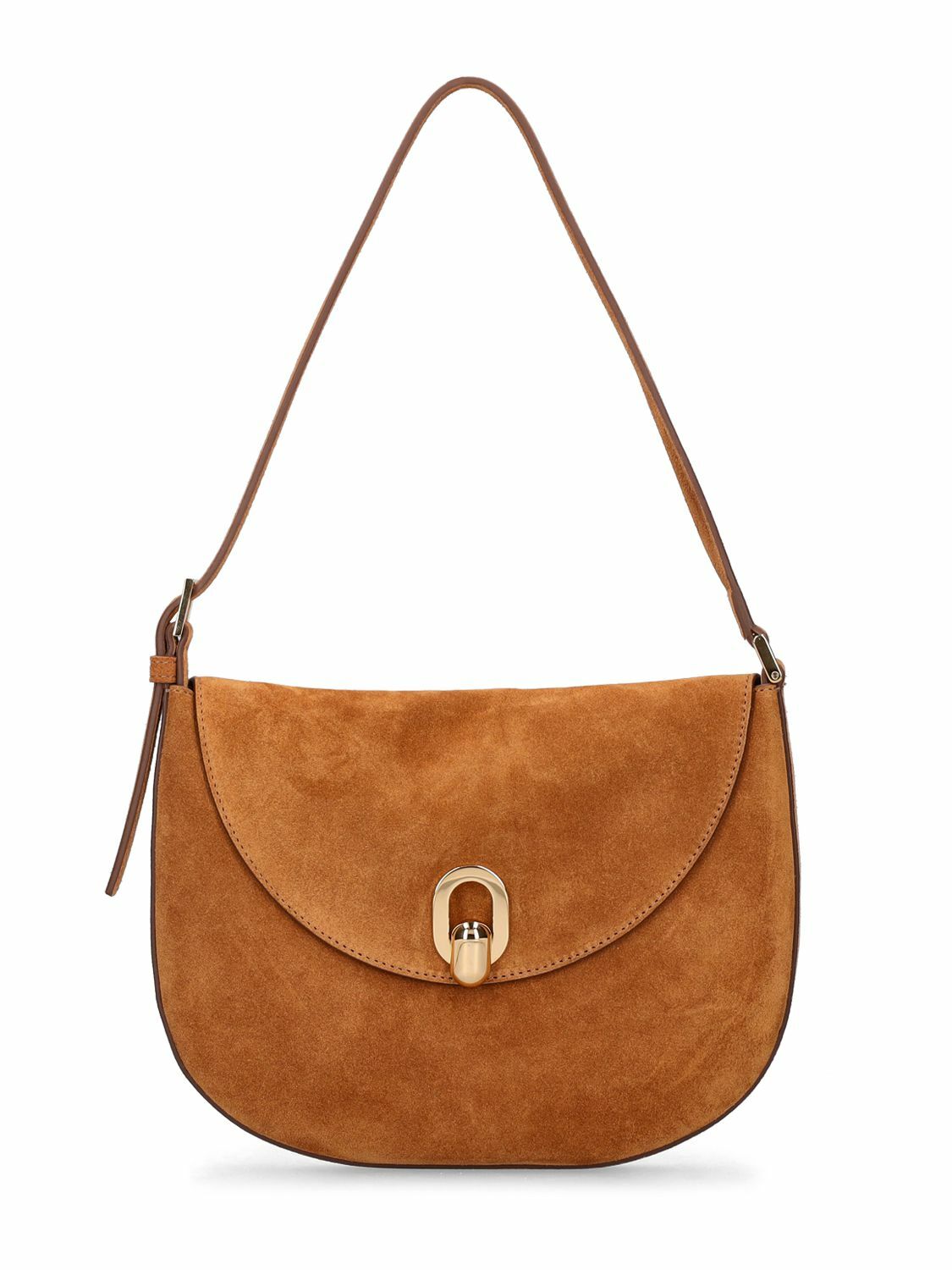 SAVETTE The Tondo Suede Leather Hobo Bag Savette