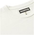 Monitaly - Appliquéd Cotton-Jersey T-Shirt - White