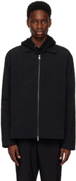 Maison Kitsuné Black Water-Repellent Jacket