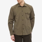 Norse Projects Men's Osvald Windbreaker Shirt in Ivy Green