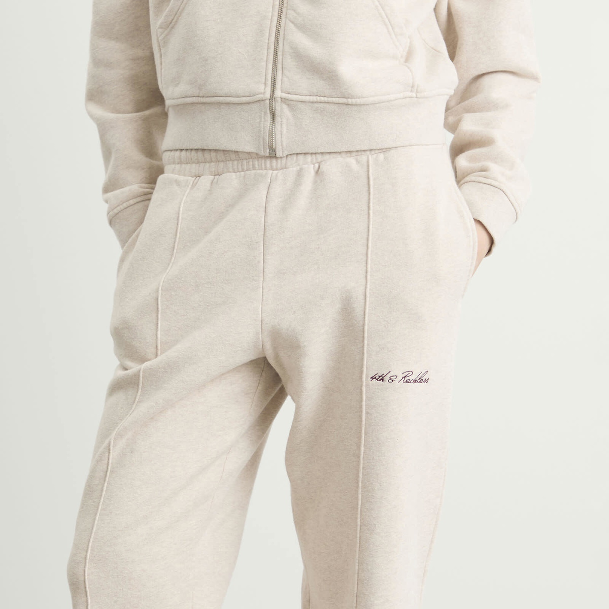 4th & Reckless Women's Fergie Joggers in Oatmeal