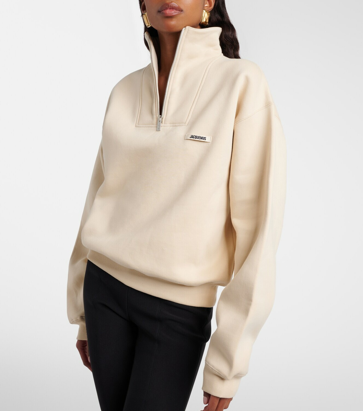 Jacquemus Logo cotton jersey sweatshirt