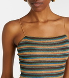 Oséree Lumière striped minidress
