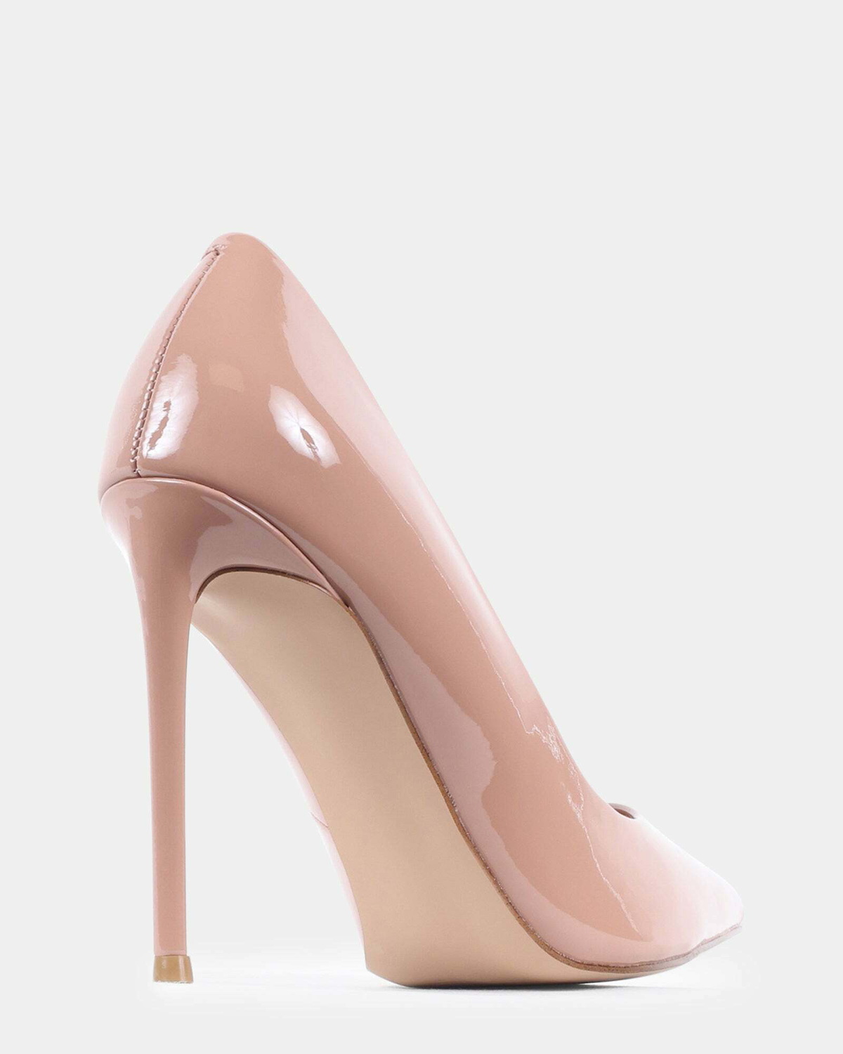 Steve Madden Vida Heels in Blush Patent