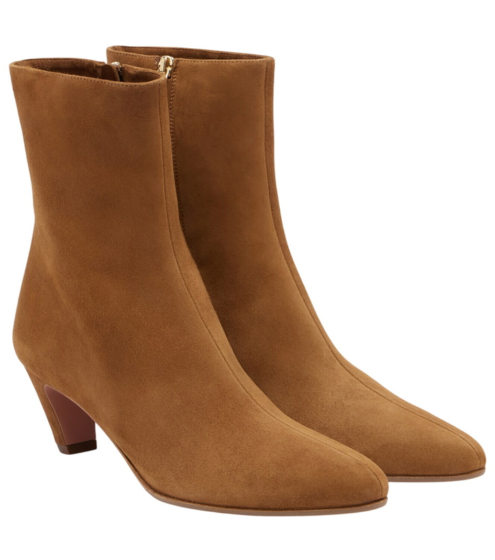 Photo: Aquazzura Sloan suede ankle boots