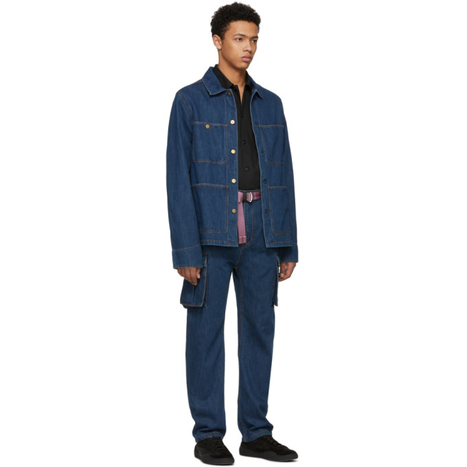 Acne Studios Bla Konst Indigo Natural Denim Jacket Acne Studios