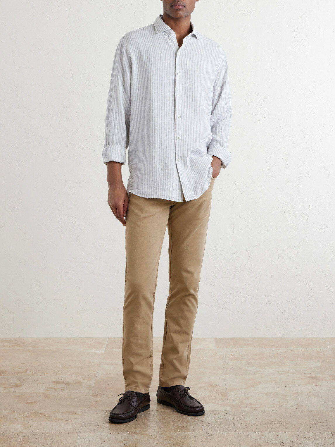 Peter Millar - Straight-Leg Stretch Cotton and Lyocell-Blend Trousers - Neutrals