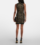 Balmain - Zebra-print minidress
