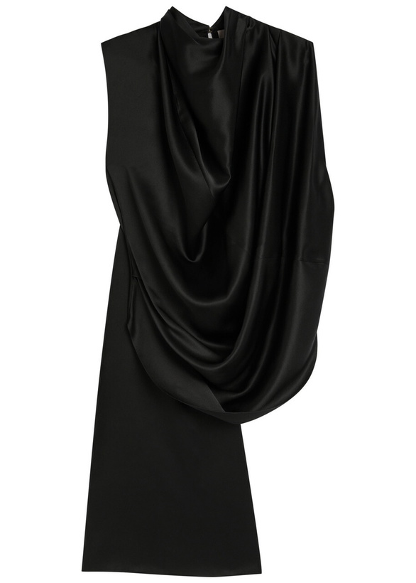 Photo: Roksanda Vesper Draped Silk top Black